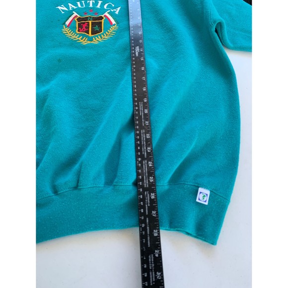 Vintage 90s Nautica Embroidered Pullover Sweatshirt size XL - Picture 8 of 9